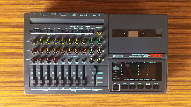 カセット MTR、Fostex X-28H をキレイにする