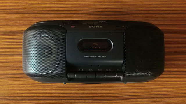 SONY の CD ラジオカセット CFD-25 を修理する