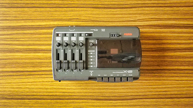 4 トラックカセット MTR、Fostex X-12 で遊んでみる